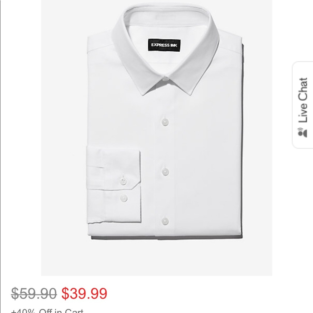 Men's express 1mx dress shirt